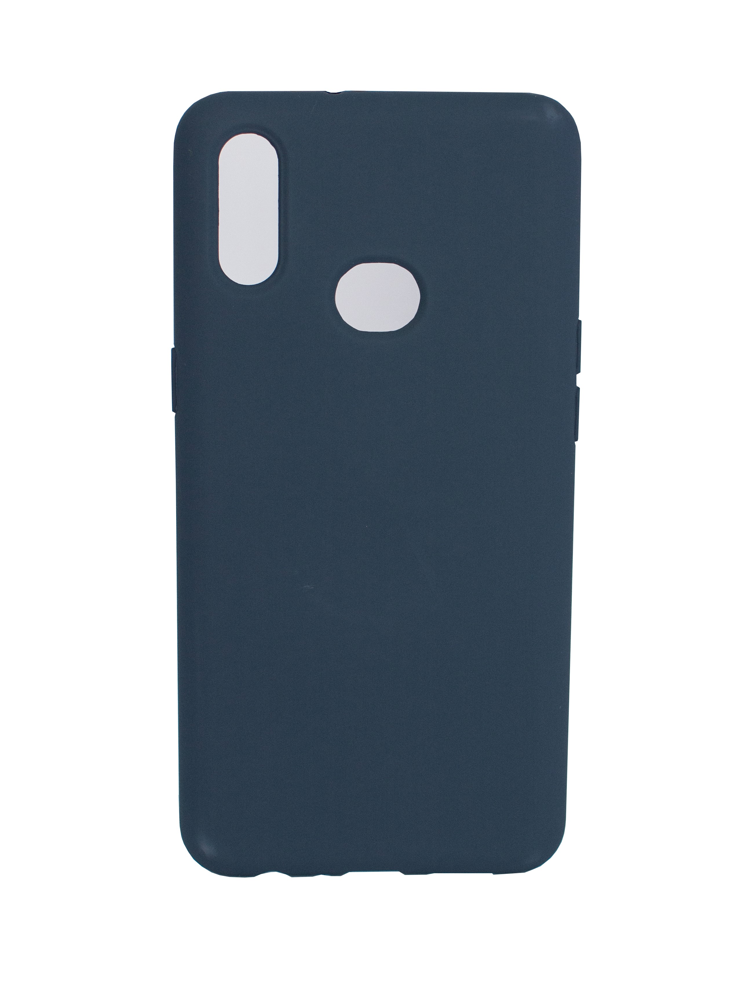 Protectores para celular  para Samsung  A10S Funda de silicona con felpa Azul